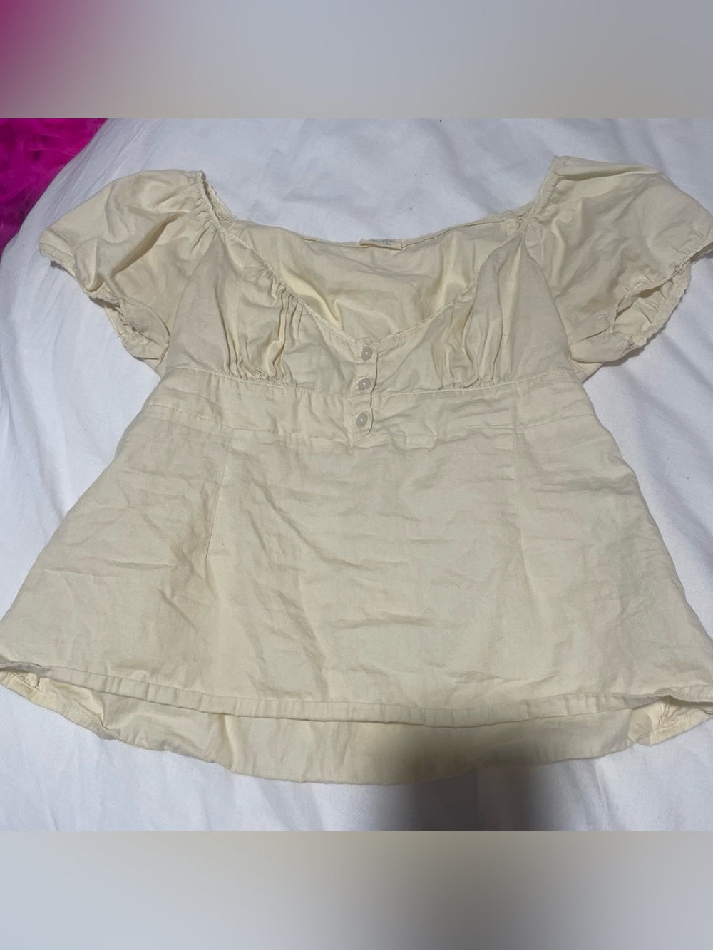 Brandy Melville yellow top